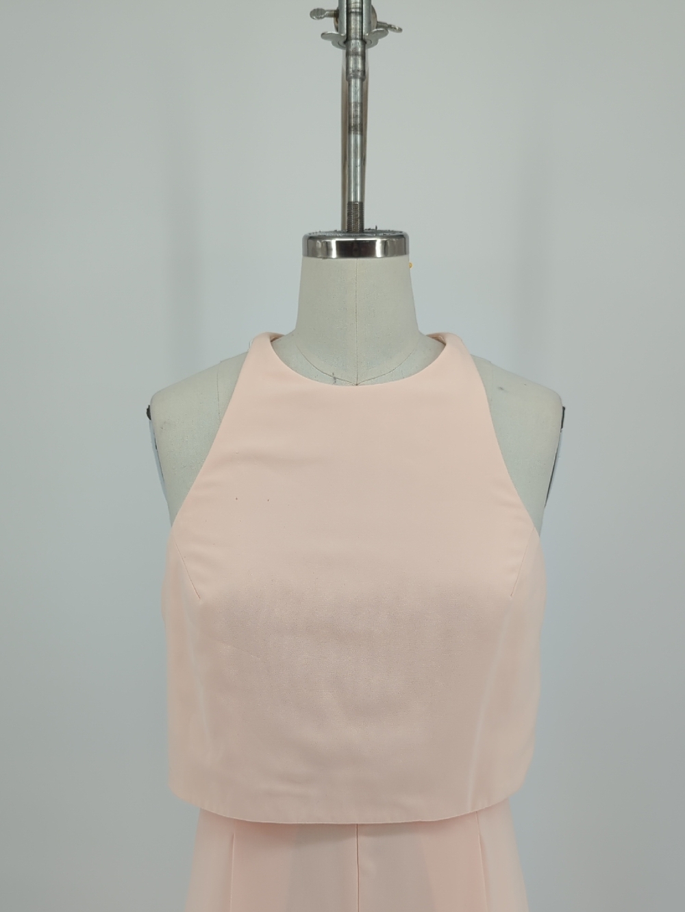 Jill Stuart Popover Wide Leg Overlay Jumpsuit Blush Pink size 6 minimalist - Picture 2 of 11